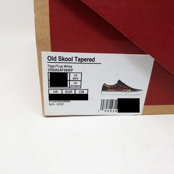 Vans Old Skool Tapered Skate Authentic Shoe Sneaker Tiger Leopard Print Womens - Picture 9 of 10